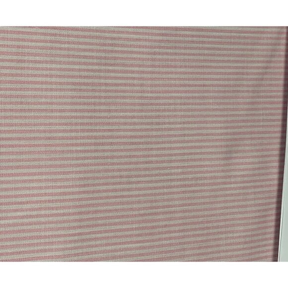Pink & White Striped Cotton Fabric Fat Quarter 18" x 22" Craft Quilting Sewing M - Picture 2 of 4